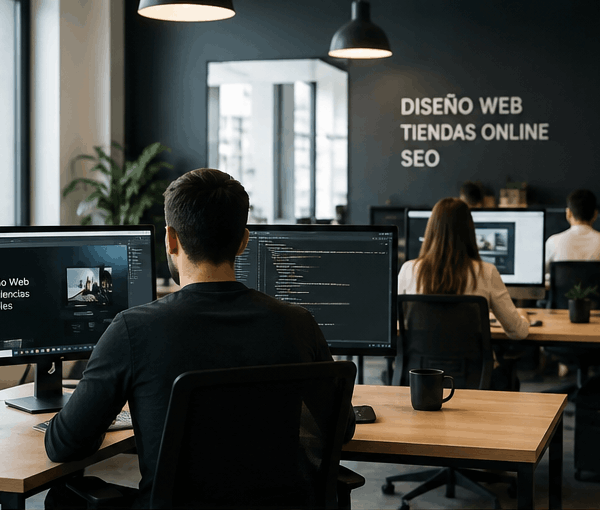 Imagen de eprsonas trabajando en Exclusviva Web.